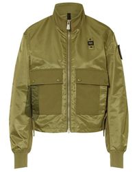 Blauer - Kaki Bomberjack Carney Stijl - Lyst