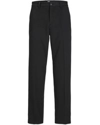 Jack & Jones - Schwarze Hose Mit Knopfverschluss - Lyst