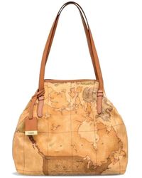 Alviero Martini 1A Classe - Klassische geo-print-schultertasche - Lyst