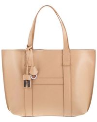 Hogan - Tassen ,Leer Small Script Shopping Bag - Lyst