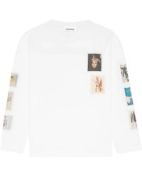 Etudes Studio - Tops ,Wit ,Katoen Relax T-Shirt Polaroid Lange Mouwen - Lyst