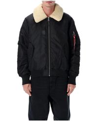 Alpha Industries - B-15 Mod Reversible Bomber Jacket - Lyst