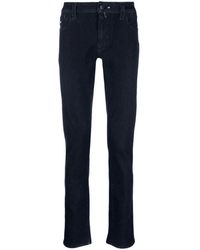 Tramarossa - Blauwe Straight Stretch Jeans - Lyst