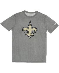 Nike - Fitness ,Grijs ,Polyester Nfl Logo Legend Tee New Orleans Saints - Lyst