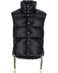 Khrisjoy - Nylon Sleeveless Shiny Down Puffer Jacket - Lyst