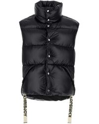 Khrisjoy - Nylon Sleeveless Shiny Down Puffer Jacket - Lyst