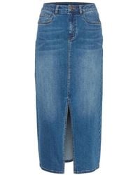 Kaffe - Denim Skirts - Lyst