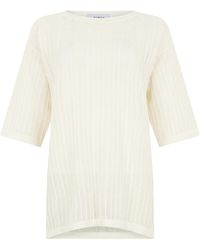 Alpha Studio - Mesh T-Shirt - Lyst