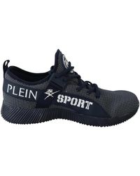 Philipp Plein - Blue Indaco Polyester Carter Sneakers Shoes - Lyst