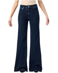 CYCLE - Jeans ,Blauw ,Katoen Flaire High Rise Flared - Lyst