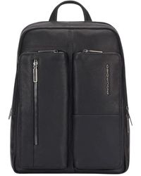 Piquadro - Schwarzer Herren Laptop Rucksack - Lyst