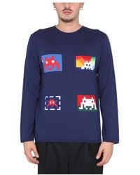 Comme des Garçons - Comme Des Garçons Shirt Graphic Intarsia Knit Jumper - Lyst