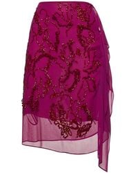 Dries Van Noten - Midi Skirts - Lyst