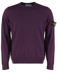 Stone Island - Round-Neck Knitwear - Lyst