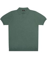 AT.P.CO - Tops ,Groen ,Katoen Polo Maglia - Lyst