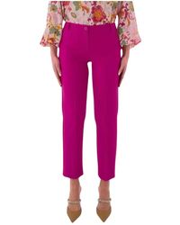 Marella - Cropped Trousers - Lyst