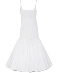 Jacquemus - Weiße Kleid Für Frauen Eleganter Stil - Lyst