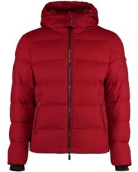 Moorer - Jassen ,Rood ,Kasjmier Kasjmier Gebreid Jack Met Ganzendons - Lyst