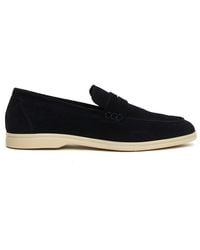BERWICK  1707 - Blaue Wildleder Mokassins - Lyst