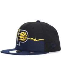 KTZ - Accessoires ,Zwart ,Polyester Nba Platte Klep Pet Indiana Pacers - Lyst