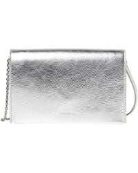 Coccinelle - Schimmernde Metallic-Clutch - Lyst