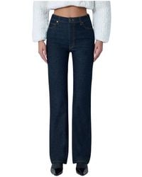 KHAITE - Straight Fit Jeans - Lyst