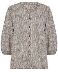 Soya Concept - Bluse Aus Bio-Baumwolle Mit Streifenmuster - Lyst