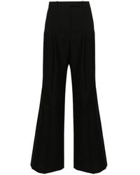 Givenchy - Gestreepte Wijde Pijp Broek - Lyst