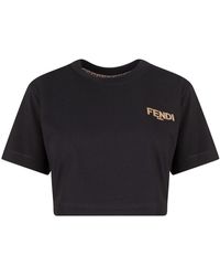 Fendi T-shirts - - Dames - Zwart