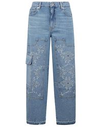 Ganni - Straight Fit Jeans - Lyst