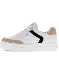 Guess - Schoenen ,Wit ,Leer Gilax 2 Sneakers - Lyst
