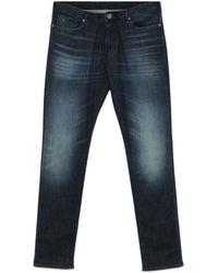 Emporio Armani - Blaue Jeans Klassische Fünf Taschen - Lyst