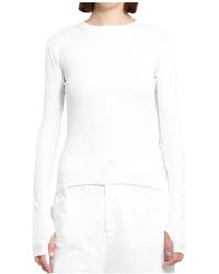 Thom Krom - Camiseta blanca de manga larga - Lyst