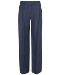 Brunello Cucinelli - Wide Trousers - Lyst