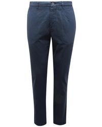 Etro - Broeken ,Blauw ,Katoen Italiaanse Stijl Broek - Lyst
