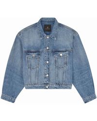 Anine Bing - Jassen ,Blauw ,Denim Quincy Jacket - Lyst