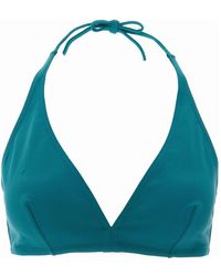 Eres - Badmode ,Blauw ,Spandex Gang Duni Triangle Bikini Top - Lyst