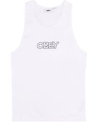 Obey - Sleeveless Tops - Lyst