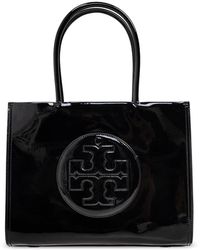 Tory Burch - Schwarze synthetikleder tasche - Lyst