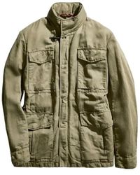 Fay - Field jacket in cotone verde - Lyst