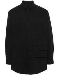 Y-3 - Schwarzes hemd klassischer stil - Lyst