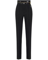 Elisabetta Franchi - Straight Trousers - Lyst