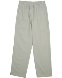 A.P.C. - Vincent Groen Grijs Straight Leg Broek - Lyst