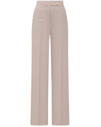 Max Mara - Broeken ,Roze ,Leer Mxmgirone Pantalone - Lyst