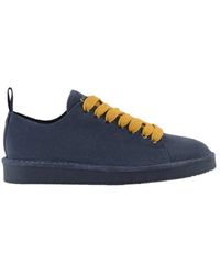 Pànchic - Blaue wildleder schnürsneakers - Lyst