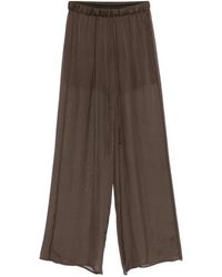 Alysi - Wide Trousers - Lyst