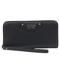 Guess - Accessoires ,Zwart ,Leer Downtown Chic Slg Sm Wallet - Lyst