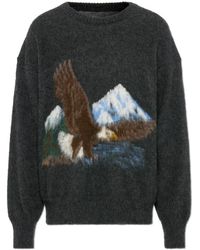 Maison Margiela - Intarsia Landscape Sweater - Lyst