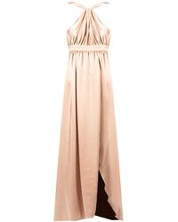 Pinko - Elegante Lange Jurk 'Groenlandia' - Lyst