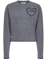 Chloé - Round-Neck Knitwear - Lyst